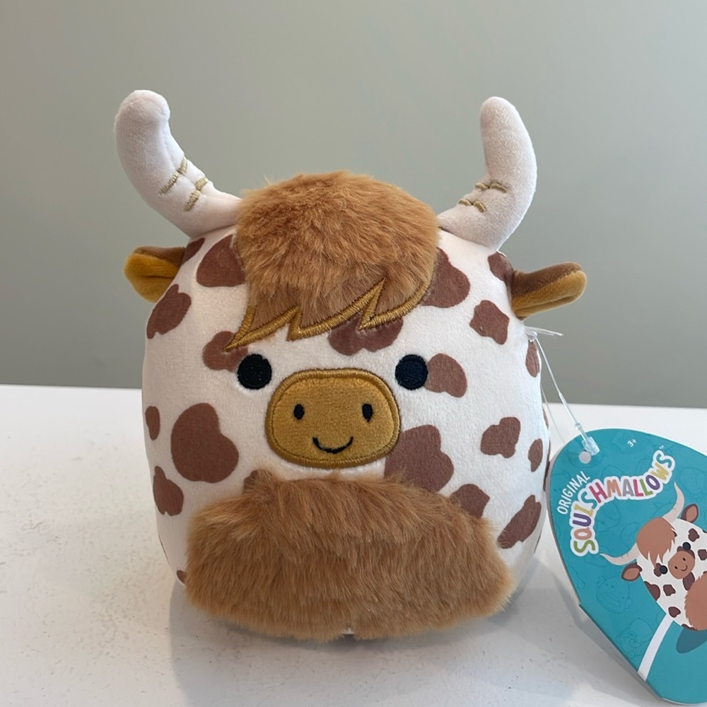 NWT 5” Alonzo the Highland Cow Squishmallow